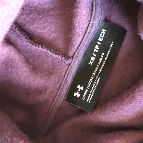 Purple Under Armour sweatshirt - Picture 3 of 3
